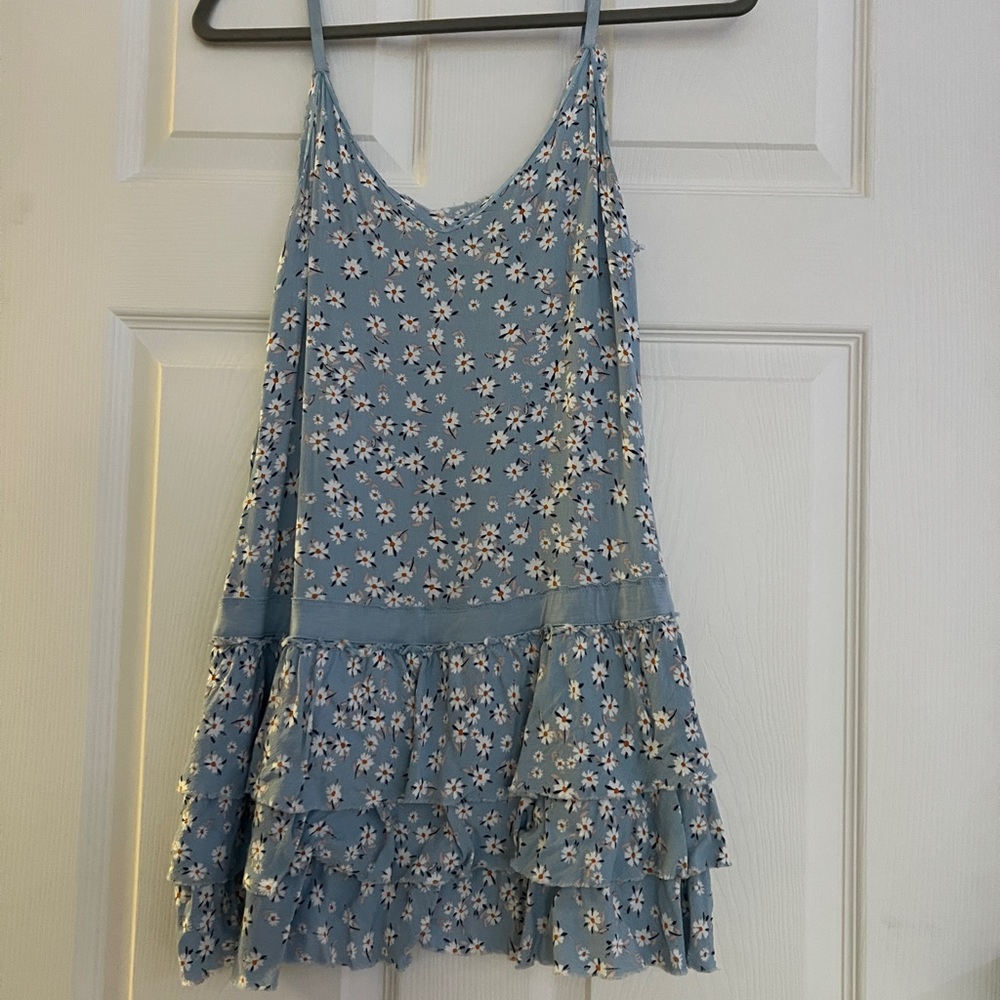 Isabelle’s Cabinet Skylar and Madison Floral Blue Dress SMALL